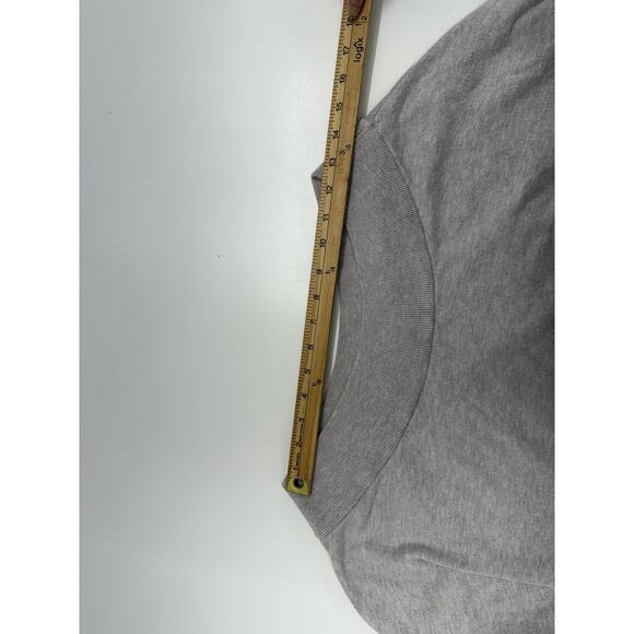 Express Womens Shirt Size Large Tan Long Sleeve Boat Neck - Picture 6 of 10